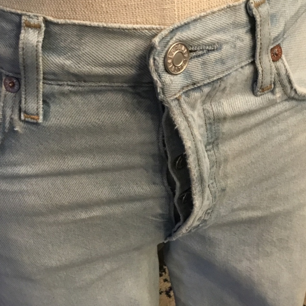 Agolde REN  Light Wash High Rise Jeans - Picture 3 of 7